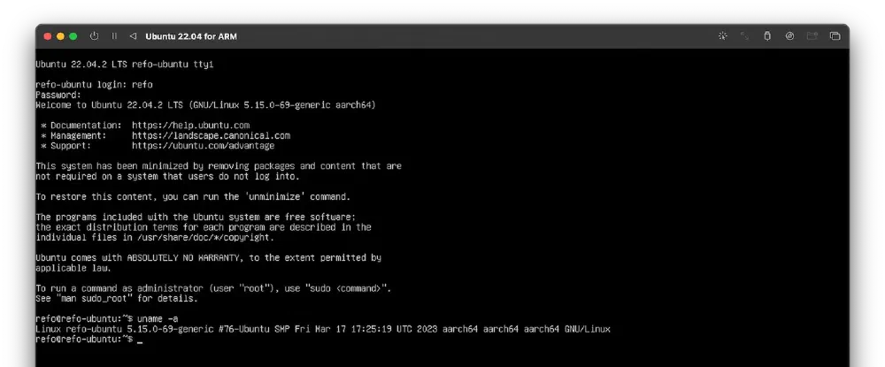 Ubuntu 22.04 kernel version
