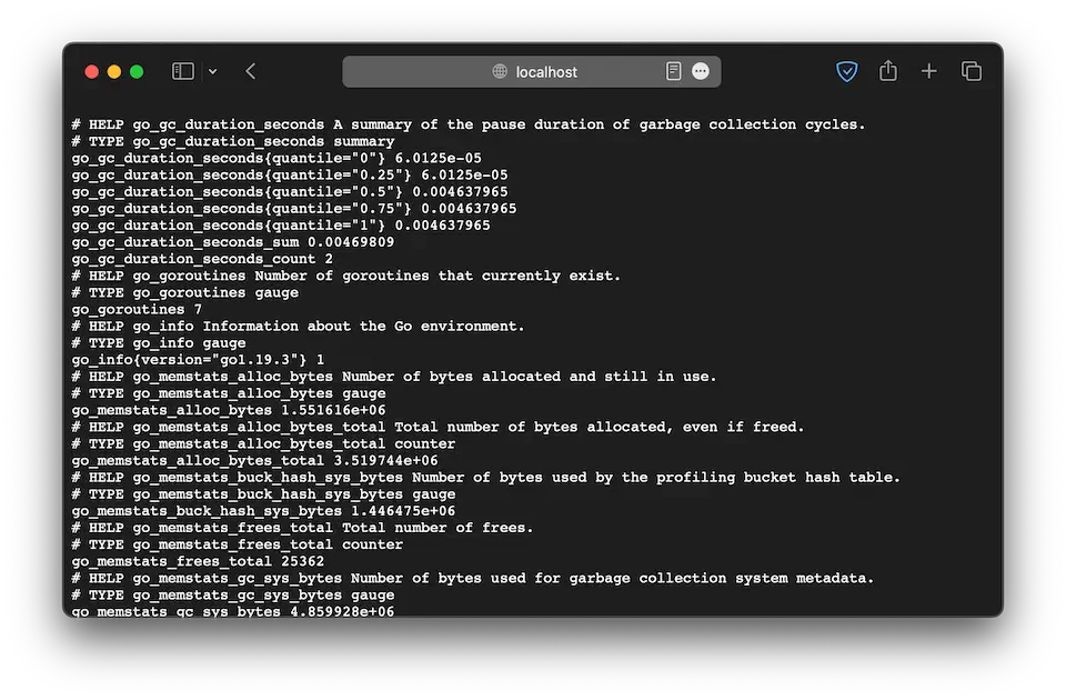 node exporter metrics