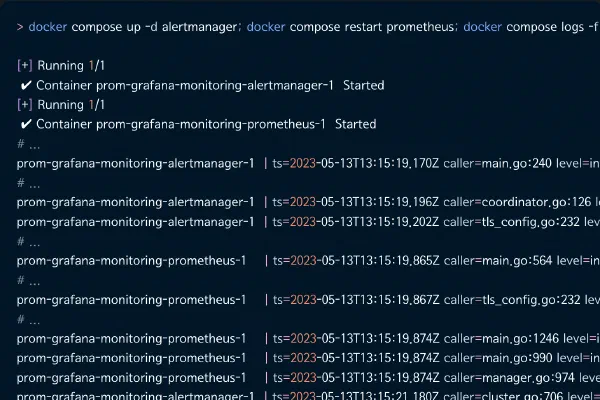 Prometheus와 Docker compose를 이용한 모니터링 구성2