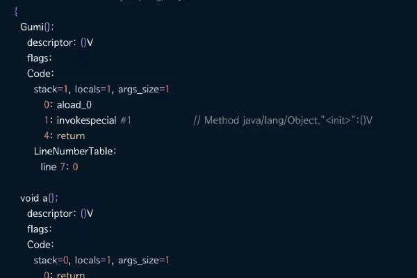바이트코드로 보는 Java 클래스 기본 생성자와 메소드 반환문